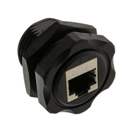 Cable Wholesale Shielded Outdoor Waterproof Cat6 Coupler RJ45 Female to Female Wall Plate Mount 30X8-70400